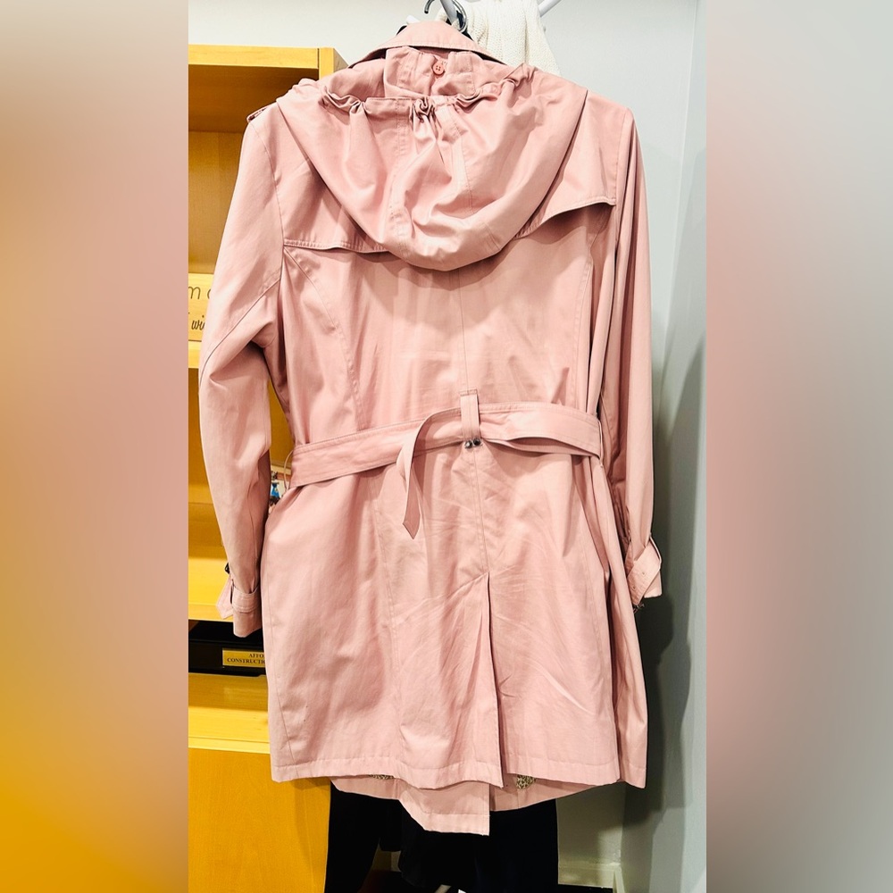 SOLD Michael Kors Pale Pink Hooded Coat XL - Picture 3 of 5
